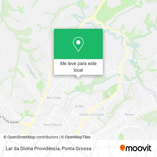 Lar da Divina Providência mapa