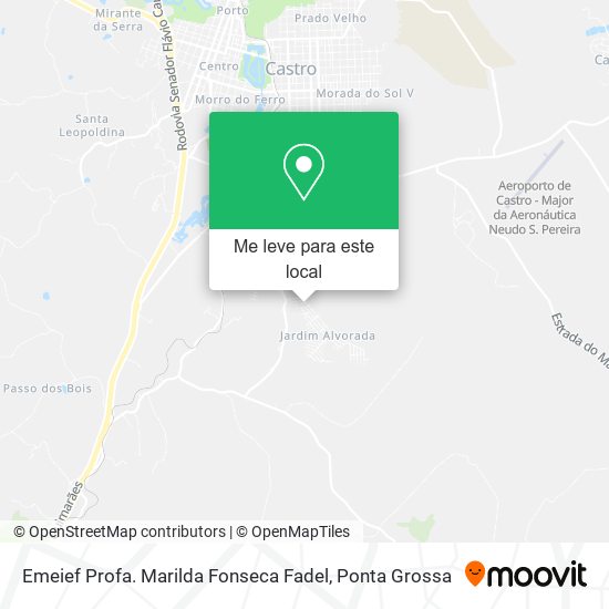 Emeief Profa. Marilda Fonseca Fadel mapa