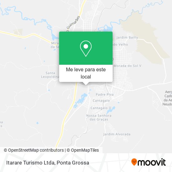 Itarare Turismo Ltda mapa