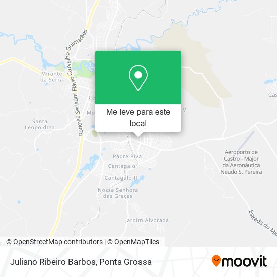 Juliano Ribeiro Barbos mapa