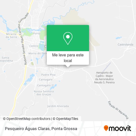 Pesqueiro Águas Claras mapa