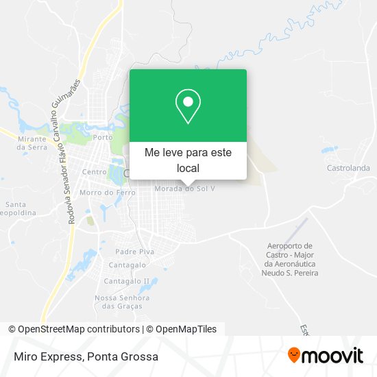 Miro Express mapa