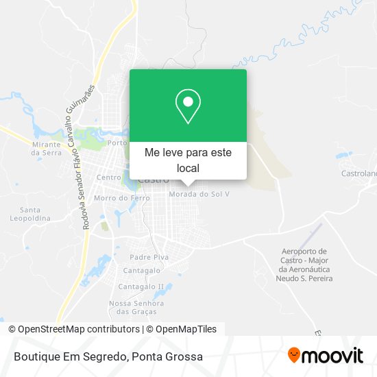 Boutique Em Segredo mapa