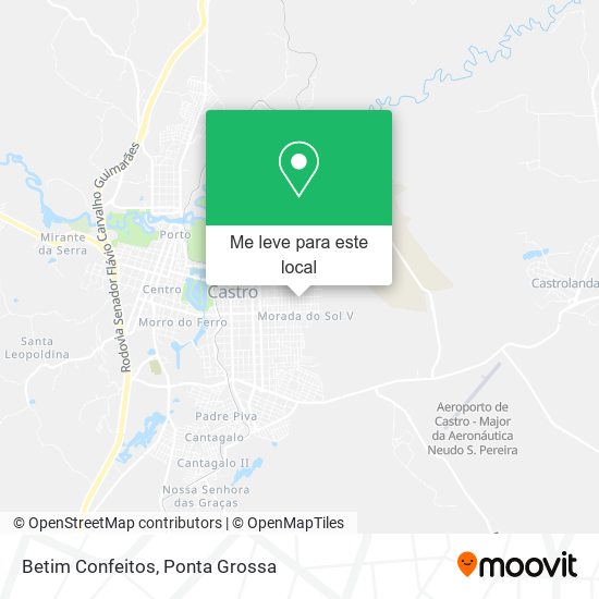 Betim Confeitos mapa