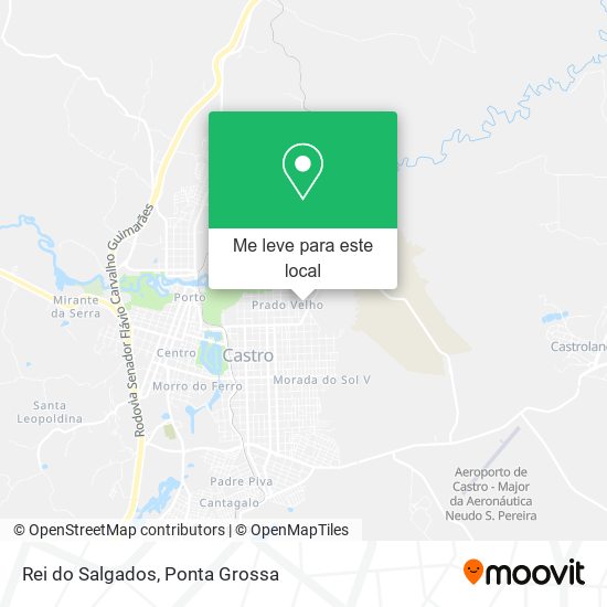 Rei do Salgados mapa