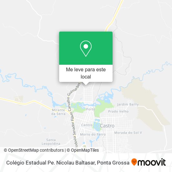 Colégio Estadual Pe. Nicolau Baltasar mapa