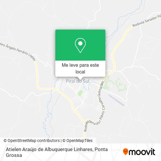 Atielen Araújo de Albuquerque Linhares mapa