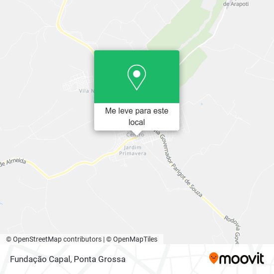 Fundação Capal mapa