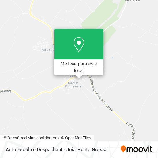 Auto Escola e Despachante Jóia mapa