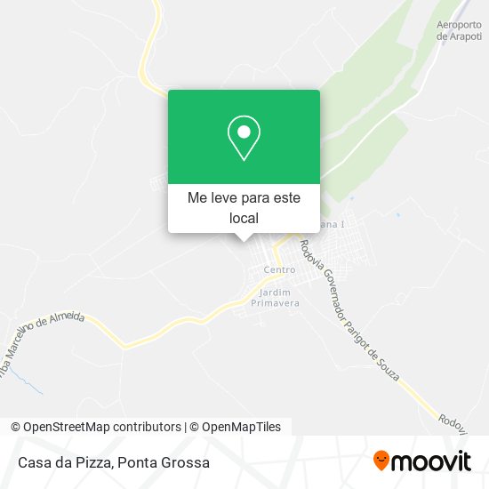 Casa da Pizza mapa