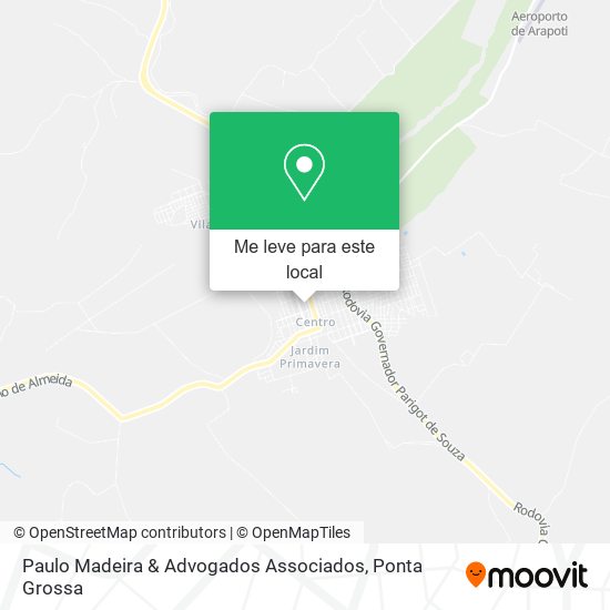 Paulo Madeira & Advogados Associados mapa