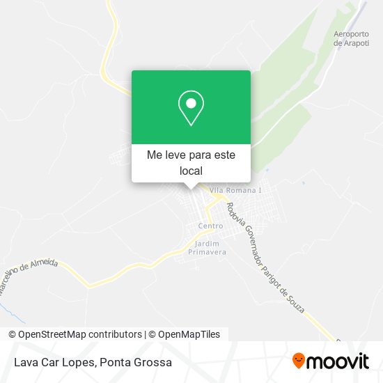 Lava Car Lopes mapa