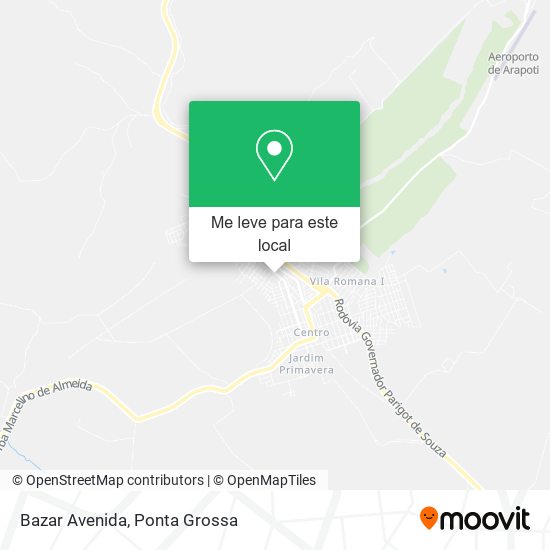 Bazar Avenida mapa