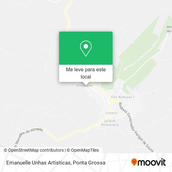 Emanuelle Unhas Artisticas mapa