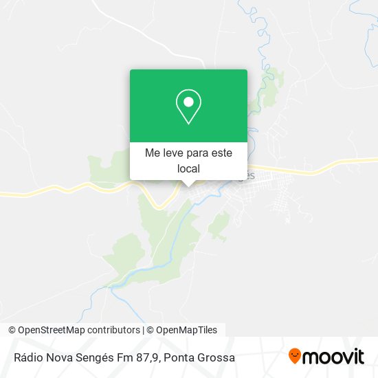 Rádio Nova Sengés Fm 87,9 mapa