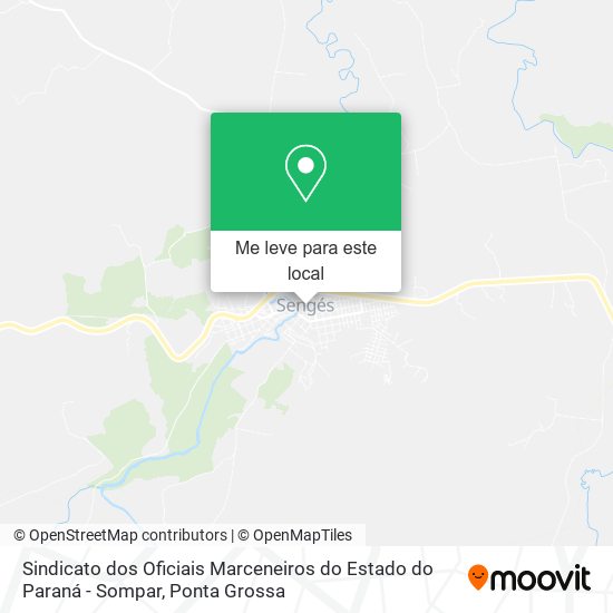 Sindicato dos Oficiais Marceneiros do Estado do Paraná - Sompar mapa