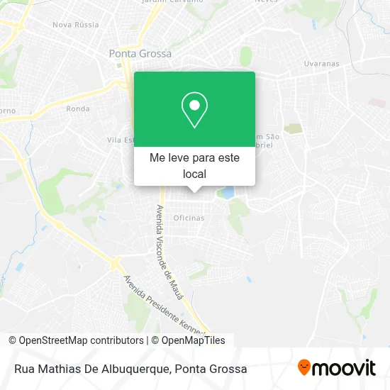 Rua Mathias De Albuquerque mapa