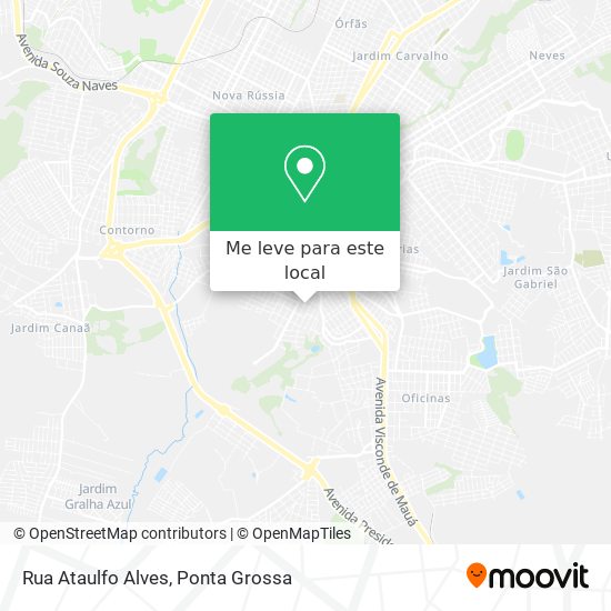 Rua Ataulfo Alves mapa