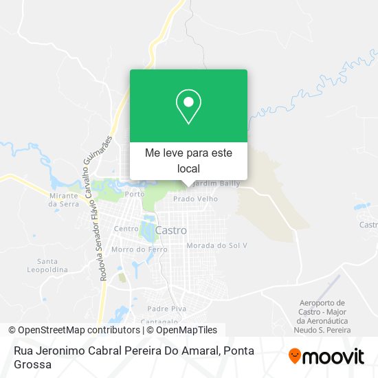 Rua Jeronimo Cabral Pereira Do Amaral mapa