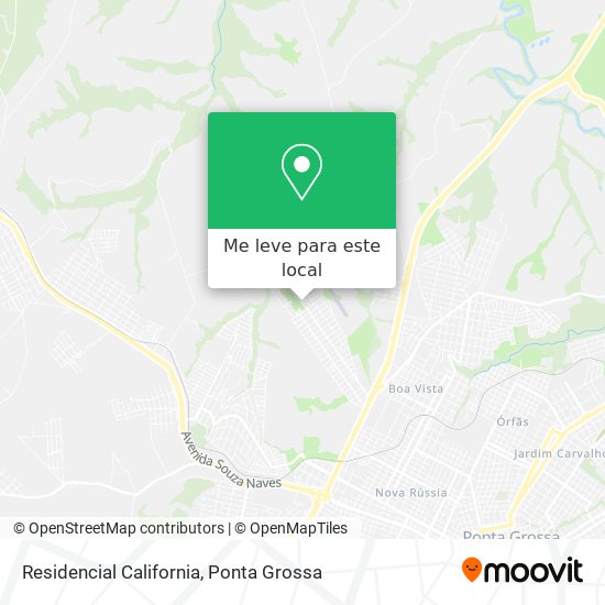 Residencial California mapa