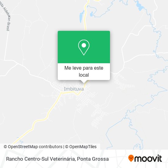 Rancho Centro-Sul Veterinária mapa