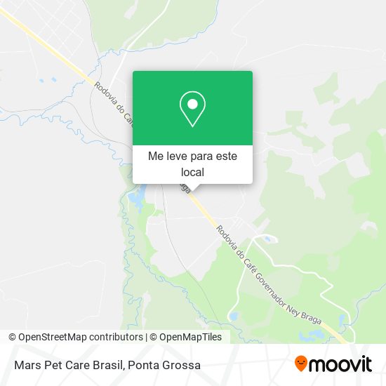 Mars Pet Care Brasil mapa