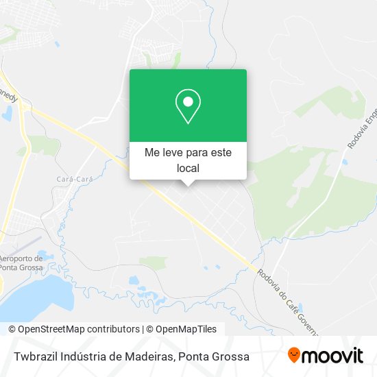 Twbrazil Indústria de Madeiras mapa