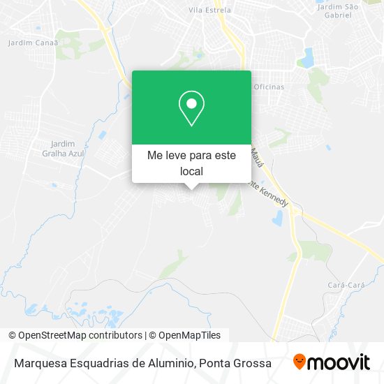 Marquesa Esquadrias de Aluminio mapa
