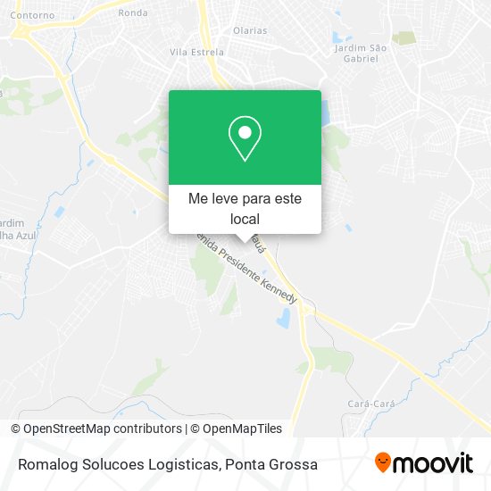 Romalog Solucoes Logisticas mapa