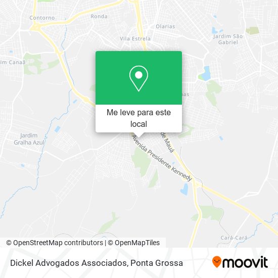 Dickel Advogados Associados mapa