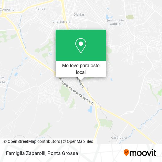 Famiglia Zaparolli mapa