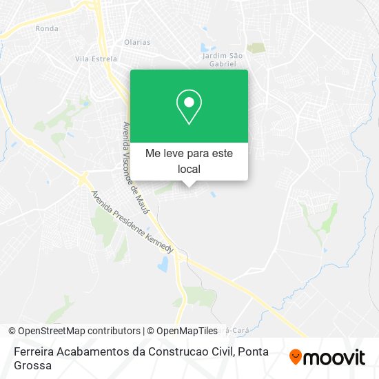 Ferreira Acabamentos da Construcao Civil mapa