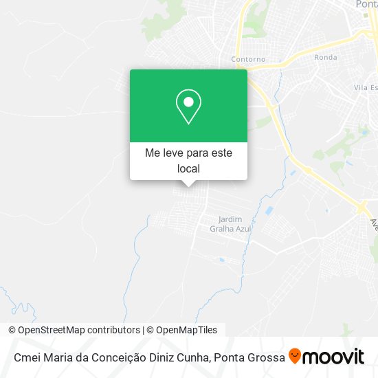Cmei Maria da Conceição Diniz Cunha mapa