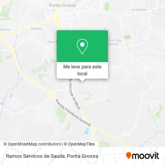 Ramos Servicos de Saude mapa