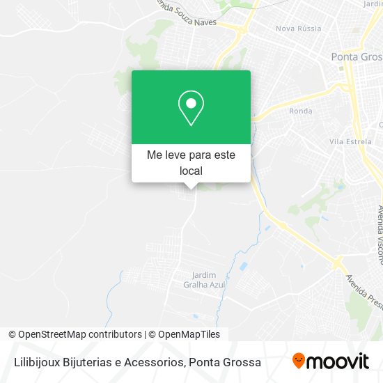 Lilibijoux Bijuterias e Acessorios mapa