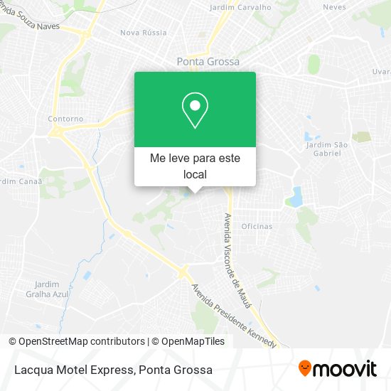 Lacqua Motel Express mapa