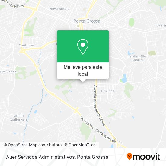 Auer Servicos Administrativos mapa