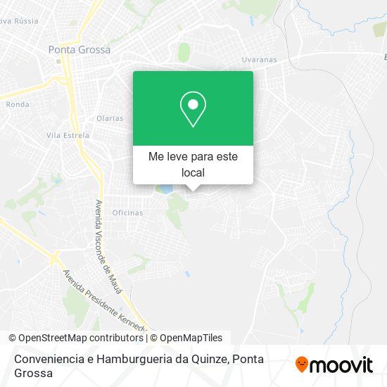 Conveniencia e Hamburgueria da Quinze mapa