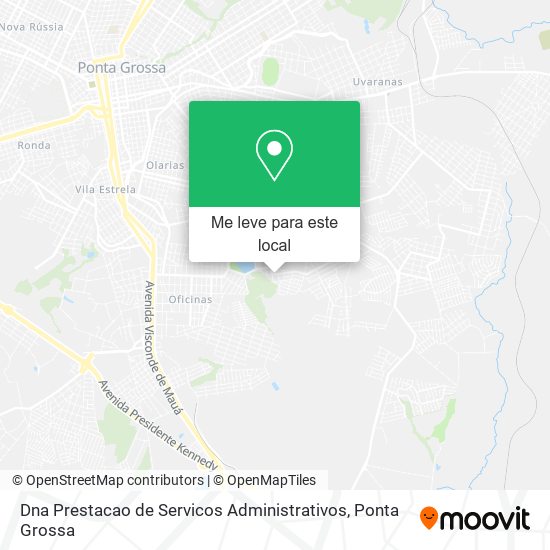 Dna Prestacao de Servicos Administrativos mapa