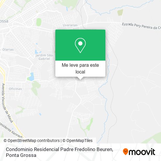 Condominio Residencial Padre Fredolino Beuren mapa