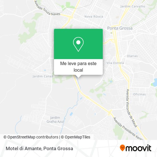 Motel di Amante mapa