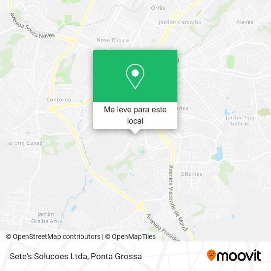 Sete's Solucoes Ltda mapa