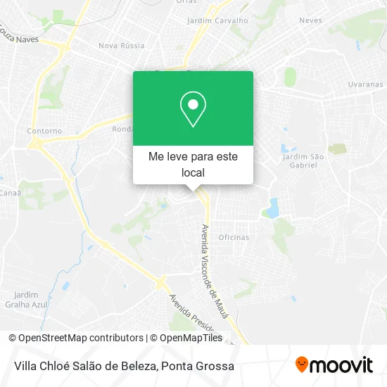 Villa Chloé Salão de Beleza mapa