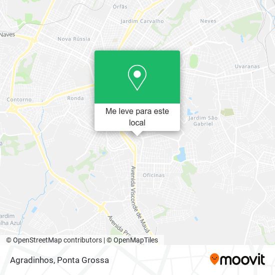 Agradinhos mapa