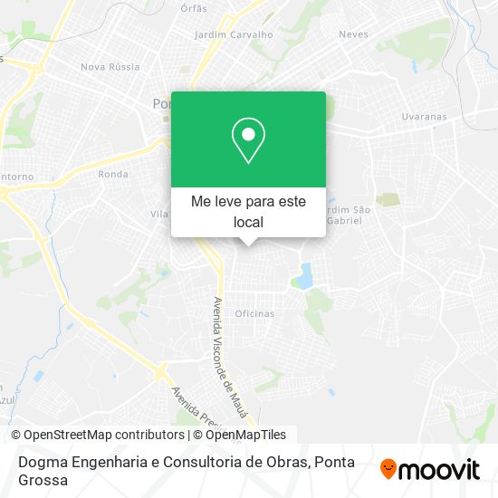 Dogma Engenharia e Consultoria de Obras mapa