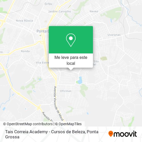 Tais Correia Academy - Cursos de Beleza mapa