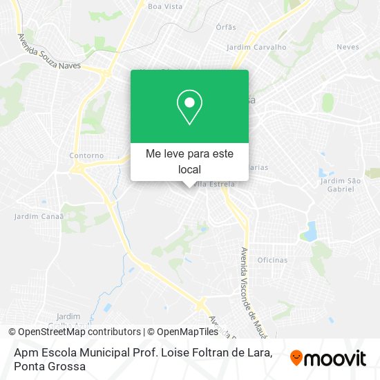 Apm Escola Municipal Prof. Loise Foltran de Lara mapa