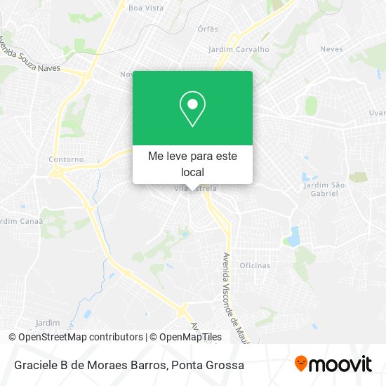 Graciele B de Moraes Barros mapa