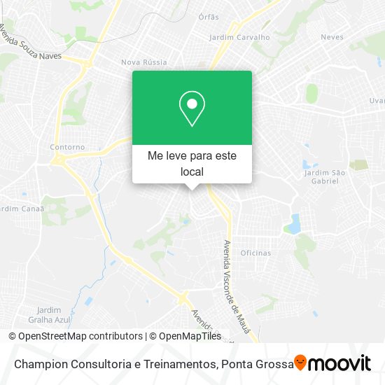 Champion Consultoria e Treinamentos mapa