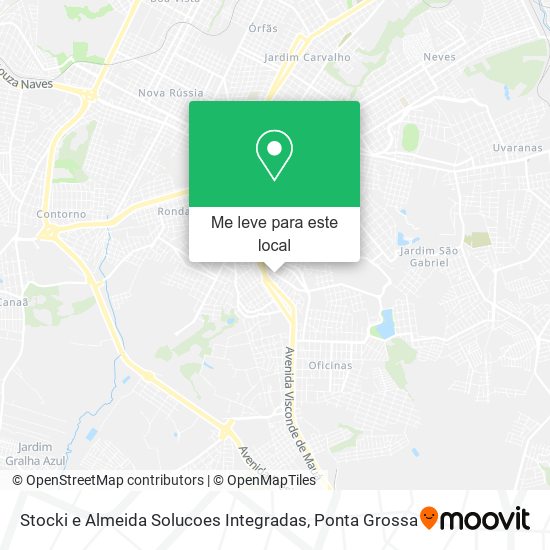 Stocki e Almeida Solucoes Integradas mapa